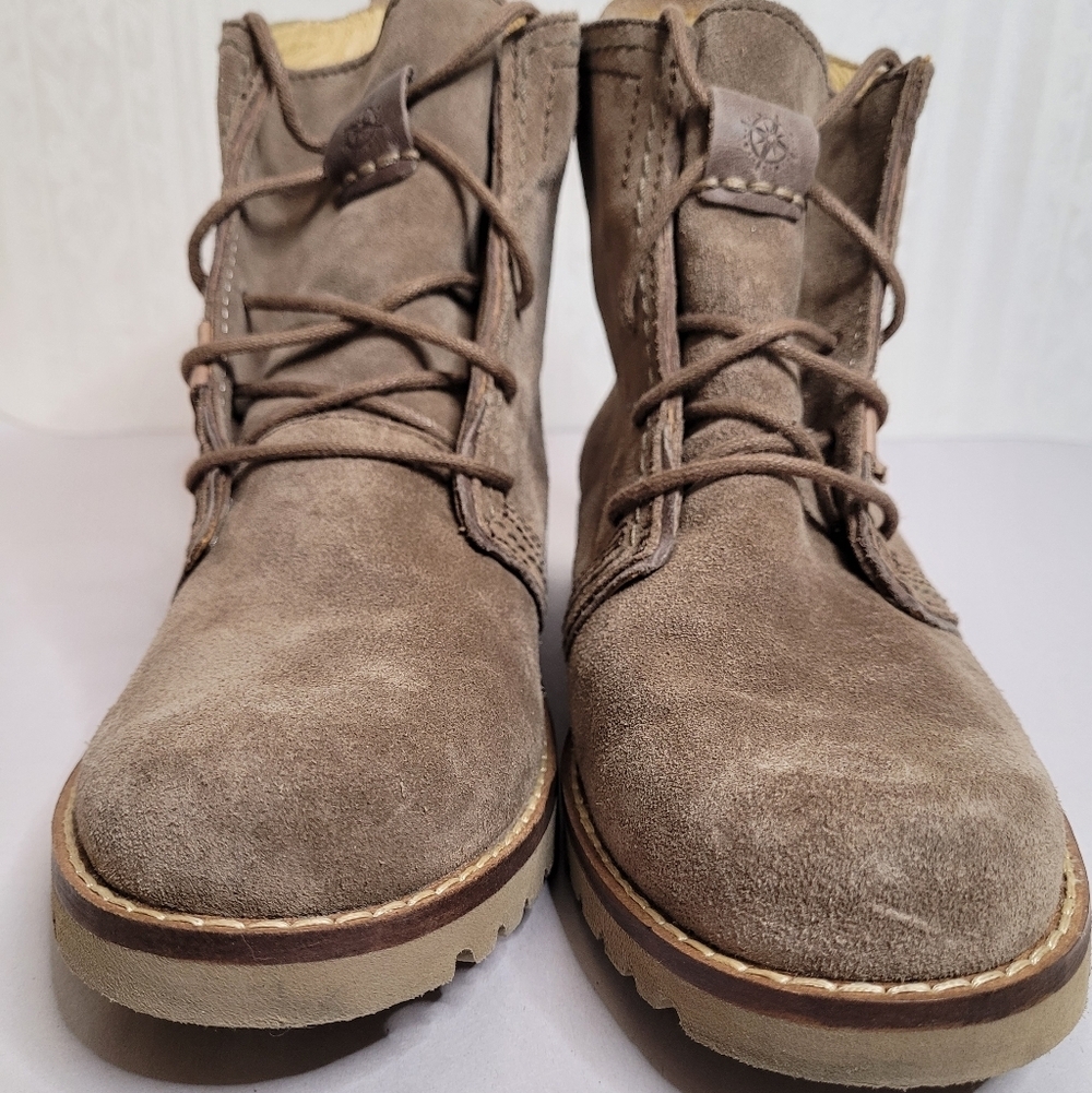 Bussola  Kalahari Lady Suede Lace Up Ankle Boots Size 37 US 7 - Picture 5 of 13